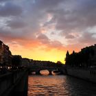 Coucher de soleil sur la Seine