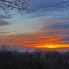 Coucher de soleil sur la vallée de la Baïse