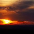 Coucher de soleil sur la vallée de la Baïse – Sonnenuntergang am Baïse-Tal