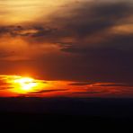 Coucher de soleil sur la vallée de la Baïse – Sonnenuntergang am Baïse-Tal