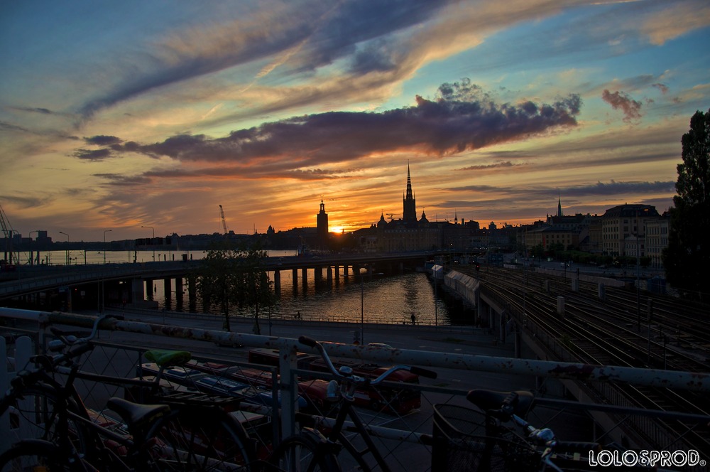 Coucher de soleil sur la Venise du nord