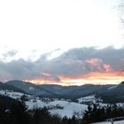 Coucher de soleil sur le BAIERSBRONN (Forêt Noire).