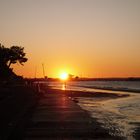 Coucher de soleil sur le bassin d'Arcachon