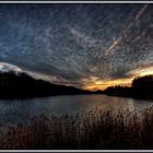 Coucher de soleil sur le Chateau de la Hulpe