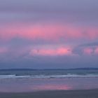 Coucher de soleil sur le Finistère .