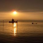 Coucher de soleil sur le FORT LOUVOIS à Marennes Oléron