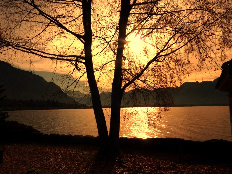 Coucher de soleil sur le Léman