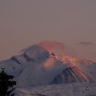 Coucher de soleil sur le Mont-Blanc