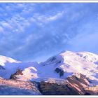 Coucher de soleil sur le Mt Blanc