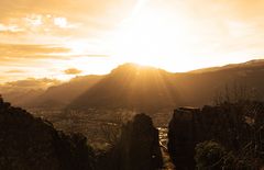 Coucher de soleil sur le Vercors