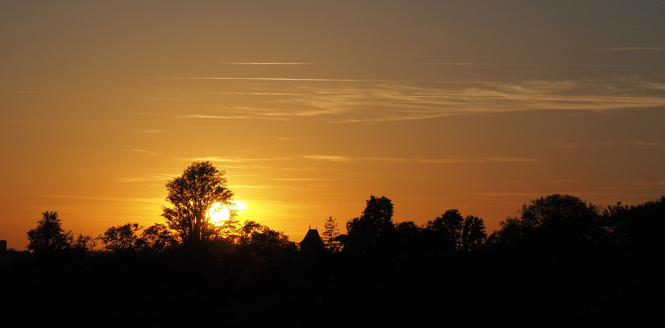 Coucher de soleil sur Lectoure