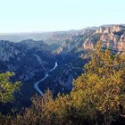 Coucher de soleil sur les gorges du Verdon