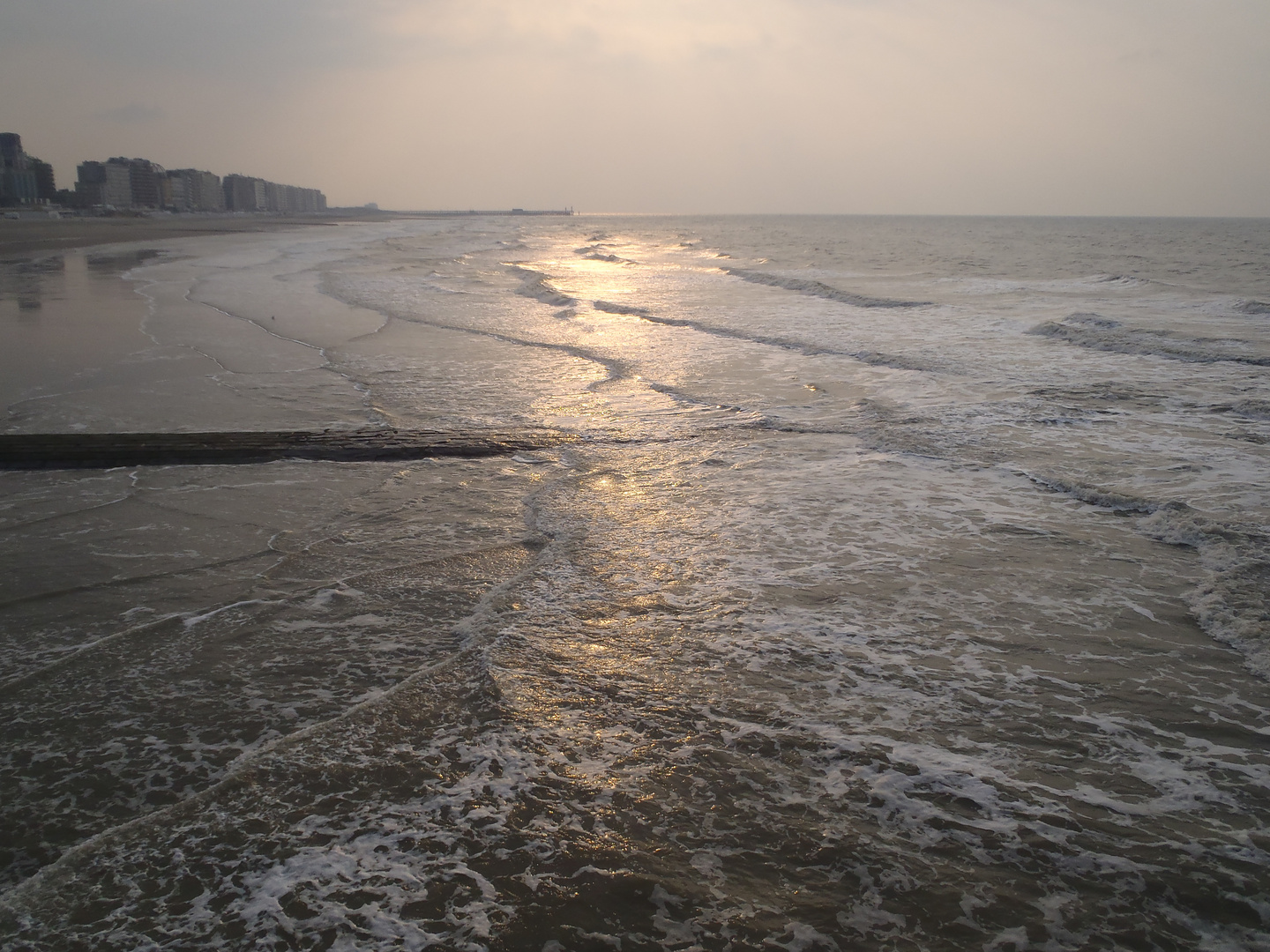 coucher de soleil sur les plages du nord