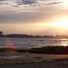 coucher de soleil sur les Sables d'Olonne