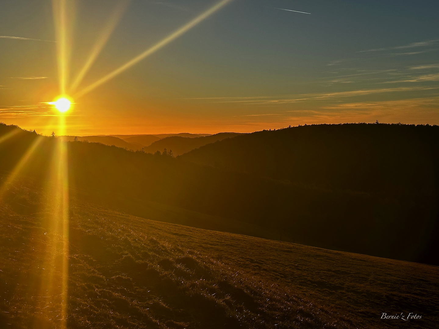 Coucher de soleil sur les Vosges (10/11/22)