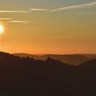 Coucher de soleil sur les Vosges