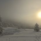 Coucher de soleil sur les Vosges