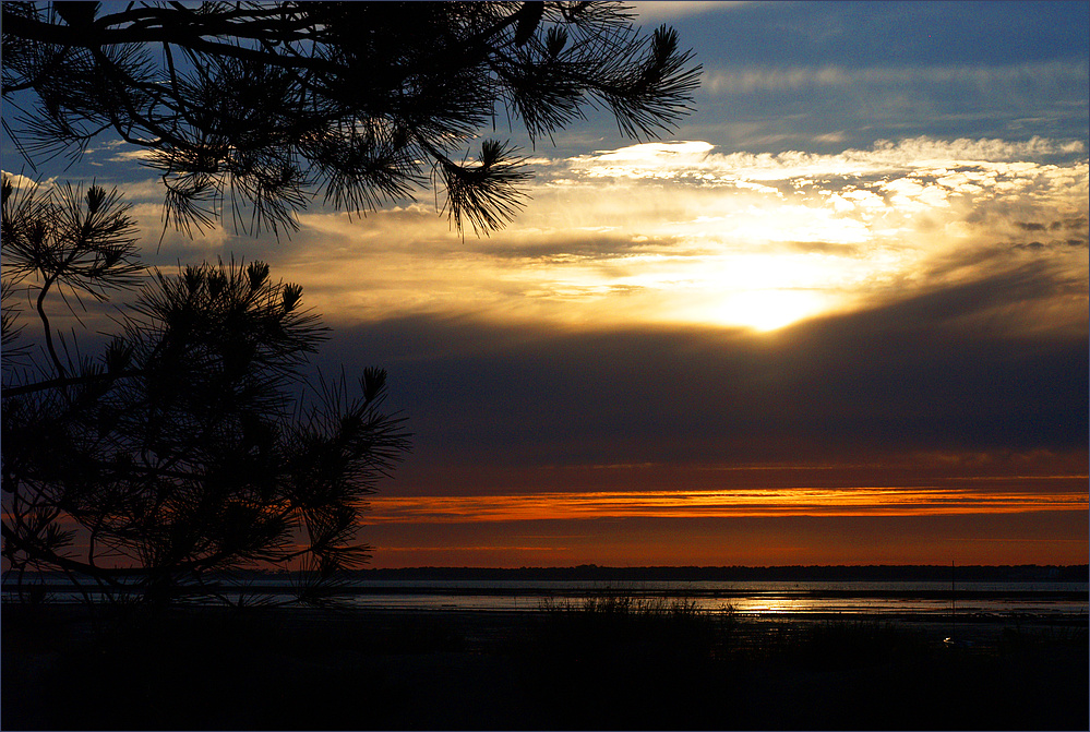 Coucher de soleil sur l’Île d’Oléron 1 - Sonnenuntergang auf der Oléron Insel 1