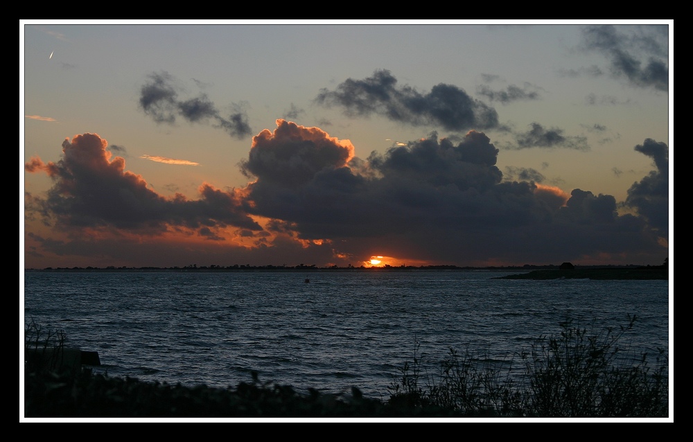 " Coucher de soleil sur l'Odet "