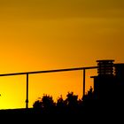 Coucher De Soleil Sur Montpellier.