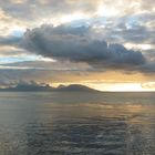 coucher de soleil sur moorea