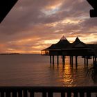 coucher de soleil sur Nouméa