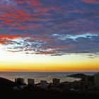 Coucher de soleil sur Nouméa à partir du Mont Ouen Toro (couleurs naturelles)