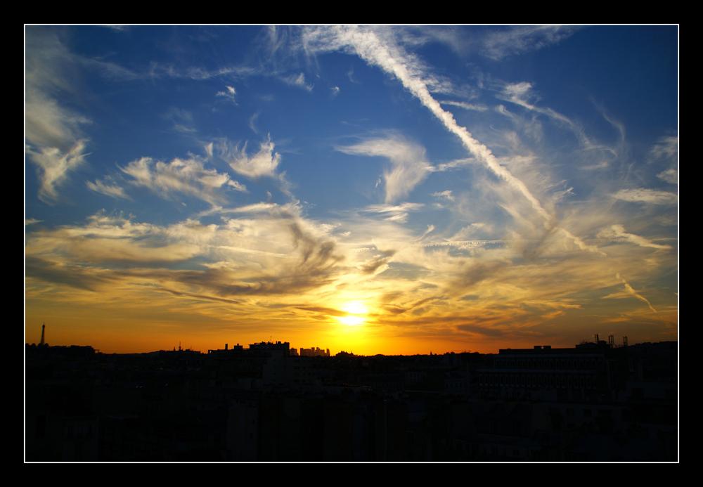 Coucher de soleil sur Paris 2