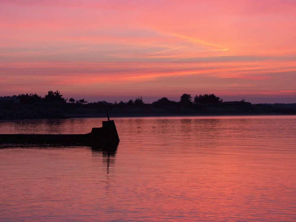 coucher de soleil sur Pénestin