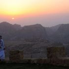 Coucher de soleil sur Petra