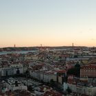 Coucher de soleil sur Ponte 25 de Abril - Lisbonne