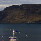 Coucher de soleil sur Portree (Île de Skye, Highlands, Ecosse)