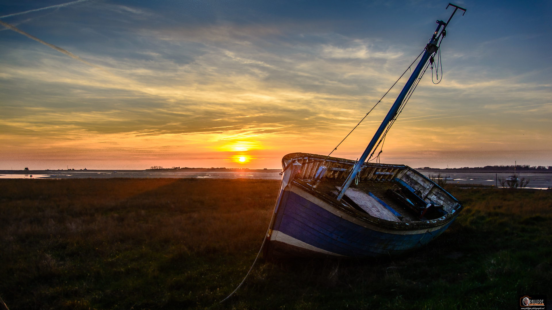 Coucher de soleil sur Régneville