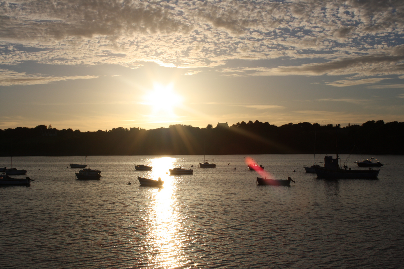 coucher de soleil sur Rostiviec