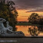 Coucher de soleil sur Schwetzingen