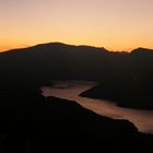 Coucher de soleil sur Serre Ponçon