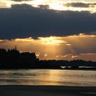 coucher de soleil sur St Malo