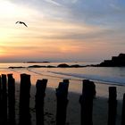 Coucher de soleil sur St-Malo