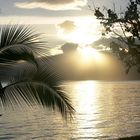 Coucher de soleil sur Tahiti