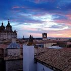 coucher de soleil sur Teruel