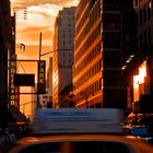 Coucher de soleil sur Times Square...