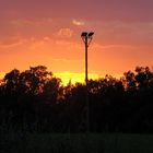 Coucher de soleil, Vallée de la Bléone