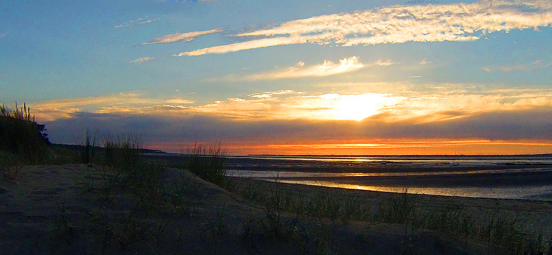 Coucher de soleil vers le Pertuis de Maumusson