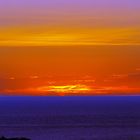 Coucher de soleil vu du Mont Ouen Toro – Sonnenuntergang am Ouen Toro Berg