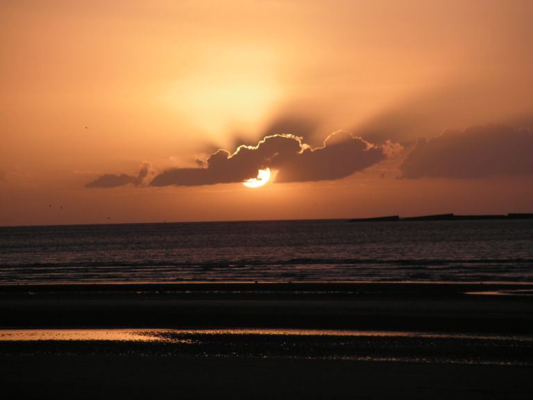 coucher de soleil,soir dété a Asnelle