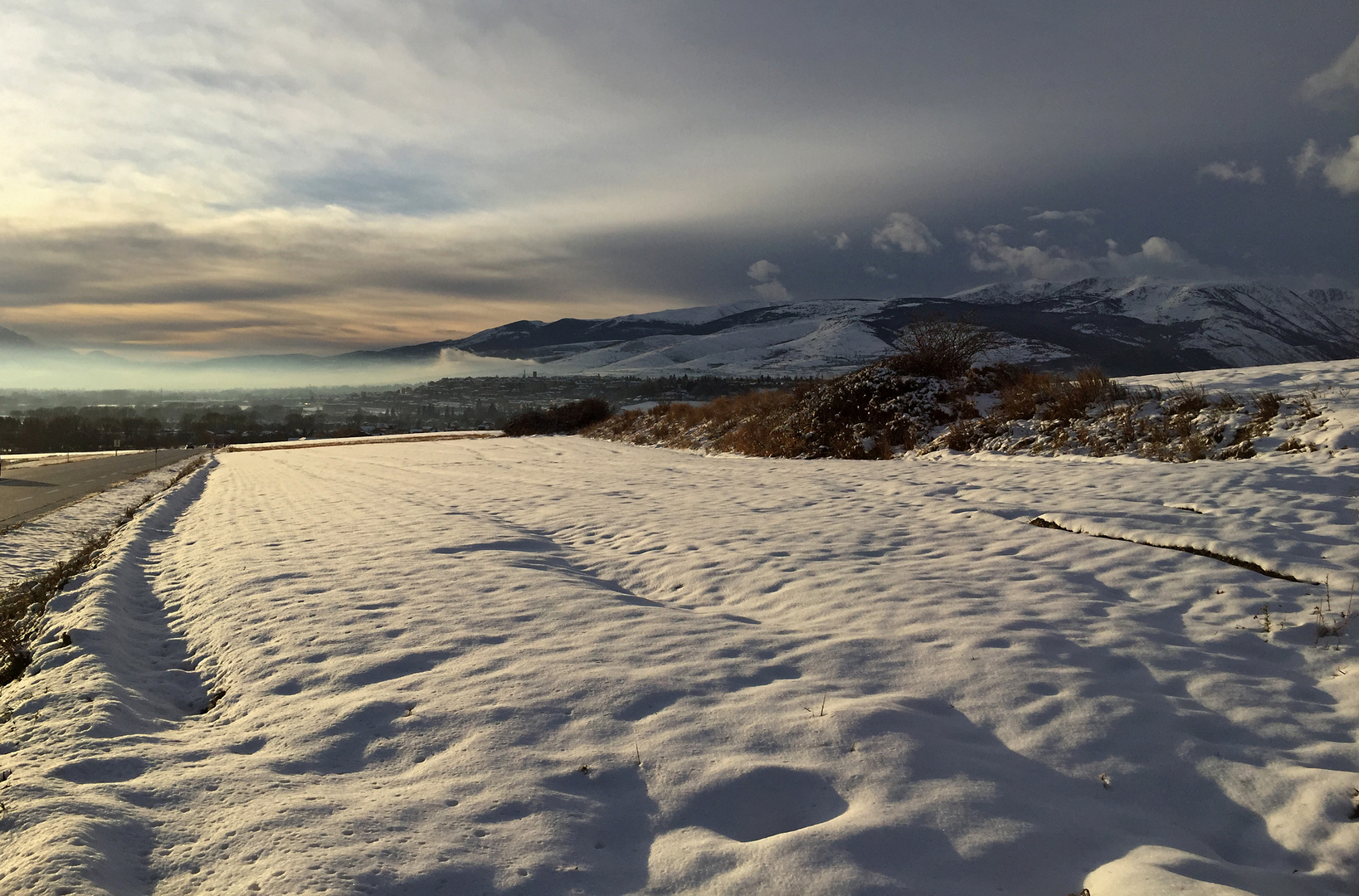 Coucher d'hiver