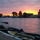 Coucher du soleil à Sulina