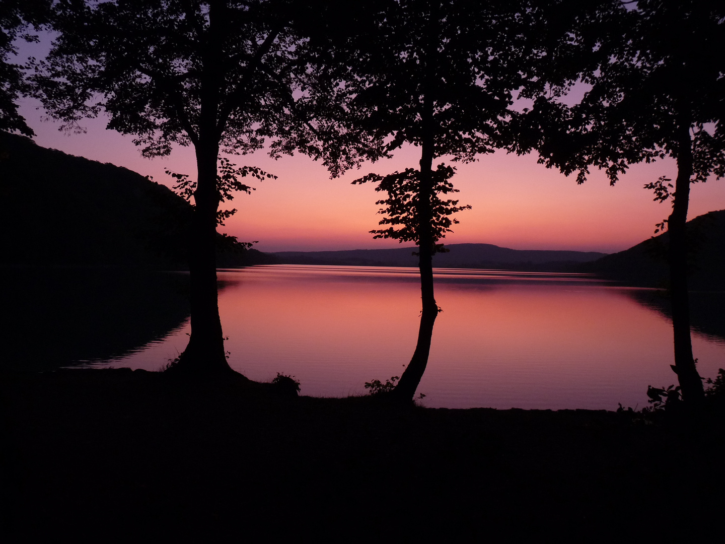 Coucher du Soleil au Lac de Chalain