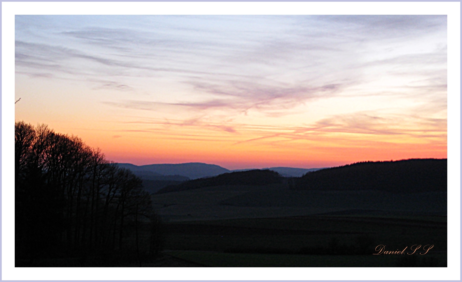 COUCHER DU SOLEIL -MARBURG/ALLEMGNE