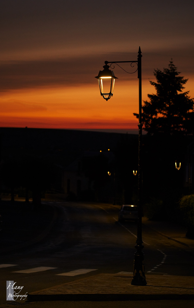 Coucher du soleil, Sancerre